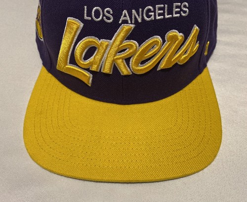 '47 Los Angeles Lakers lila & gelb Druckknopflasche verstellbar Unisex Mütze Wollmischung - Bild 4 von 18