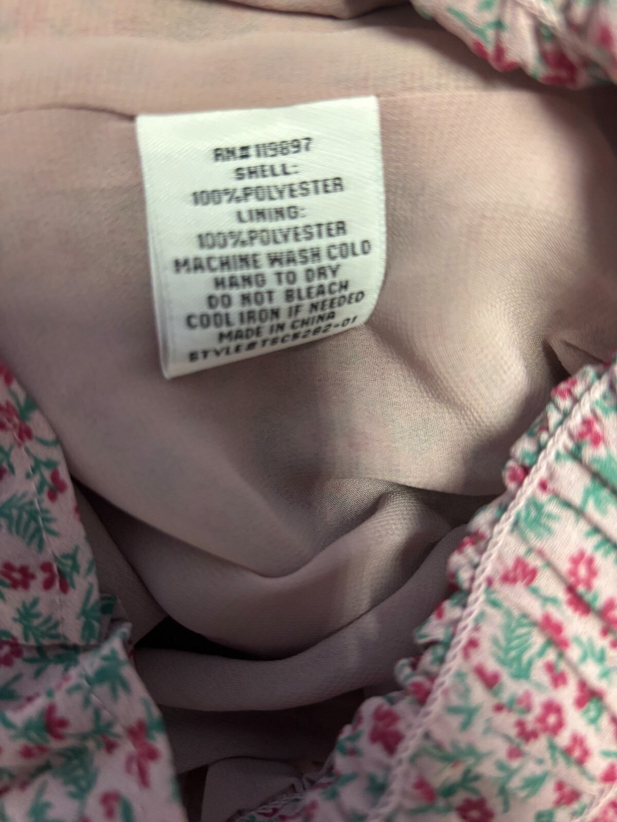 Collective Concepts Size Small Polyester Floral B… - image 4