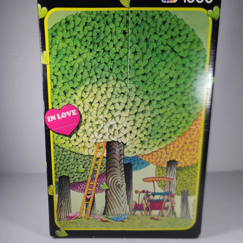 Rompecabezas Heye Mordillo IN LOVE 1000 piezas vintage de colección COMPLETO (1988) Foto 2 de 4