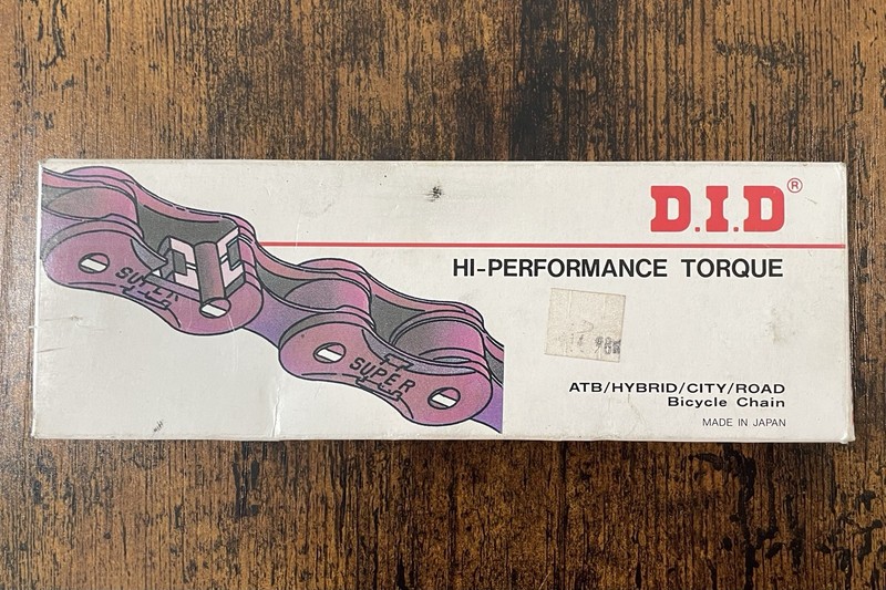 NOS D.I.D Super Bicycle Index Chain Up To 8 Speed 116L Made In Japan Vintage