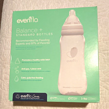 Evenflo Balance Standard Anti-Colic Baby Bottles Slow Flow 9oz/270mL 3pk