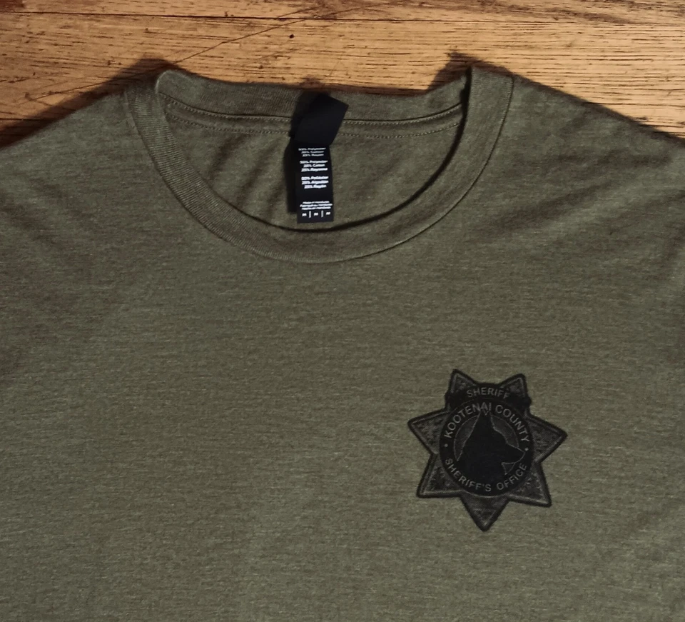 Футболка Sheriff Dept K-9 Dog Maligator НОВАЯ Belgium Malinous Hide Seek Champion - Изображение 3 из 4