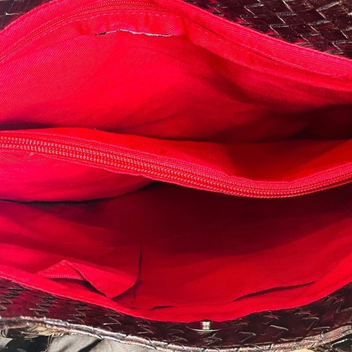 Borsa a tracolla grande punto croce intrecciato direzioni nuova con etichetta - Foto 9 di 11