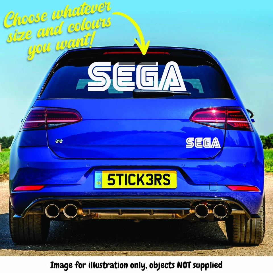 SEGA Full Logo Decal - Choose Your Size and Colour! - Image 4 of 4
