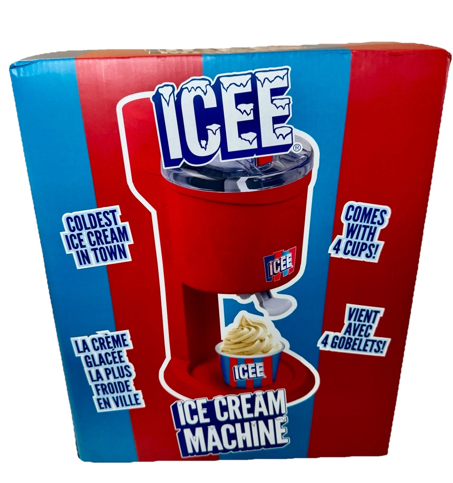 ICEE Ice Cream Maker Machine New in Box Factory Sealed - Includes 4 Cups!
Opens in a new window or t