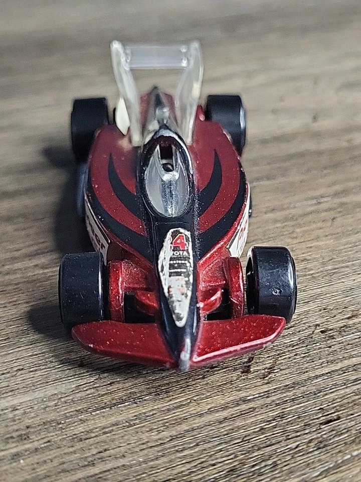 Coche de carreras Toyota Pioneer 1999 granate McDonalds #24 1:64 Hot Wheels Foto 4 de 4