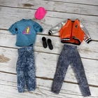 Vintage Mattel 1990 Kevin Teen Doll Outfits Shoes Hat