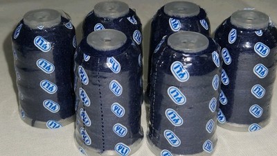 ( 6 ) YLI SERGING YARN /THREAD, 100 Yard Spools of  ''SUCCESS SERGING YARN'' NAVY