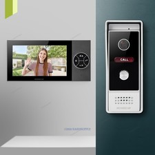 HOMSECUR HD Video Door Phone Intercom Doorbell Door Unlock Monitoring Security