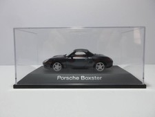 1/43 Schuco Porsche Boxster 986 type soft top specification mini car dark gray