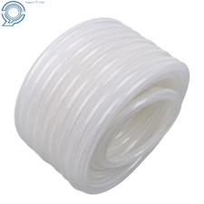 1/2" ID 3/4" OD 100ft Clear PVC Braided Hose, High Pressure & Reinforced Design