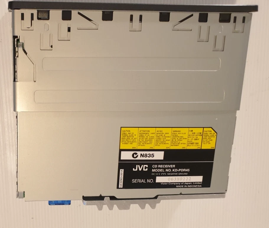 JVC KD-PDR45 Car Stereo AM/FM CD Player Radio Receiver Detachable Face + Remote. - Image 4 of 4