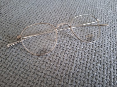 EYEVAN 7285 Panto Titanium Eyeglasses Model Jonathan Shinny Silver 47-22