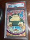 2000 Topps Pokemon TV #143 Snorlax Animation Series 3 PSA 9 MINT