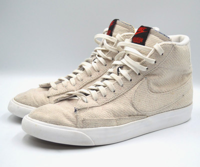 Nike Stranger Things Blazer Mid QS UD Upside Down White Mens 11.5 CJ6102-100