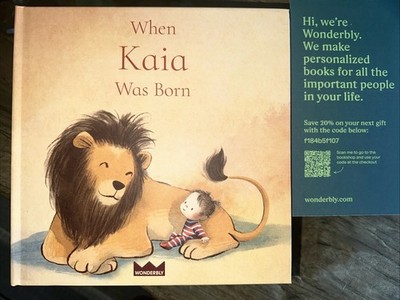 Personalized Book: When Kaia Was Born