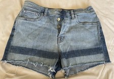 J Brand Gracie High-Rise Women's Shorts Jean Button Fly Size 28