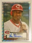2021 Topps Chrome Platinum Anniversary Ken Griffey On Card AUTO #PA-KGS #32/70💥