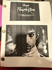Rare Prince Purple Rain Draft Script 1984  — photo 1
