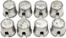 8 Pieces Battery Post Shims Caps Adapter Terminal Cable End Repair Kits for Posi