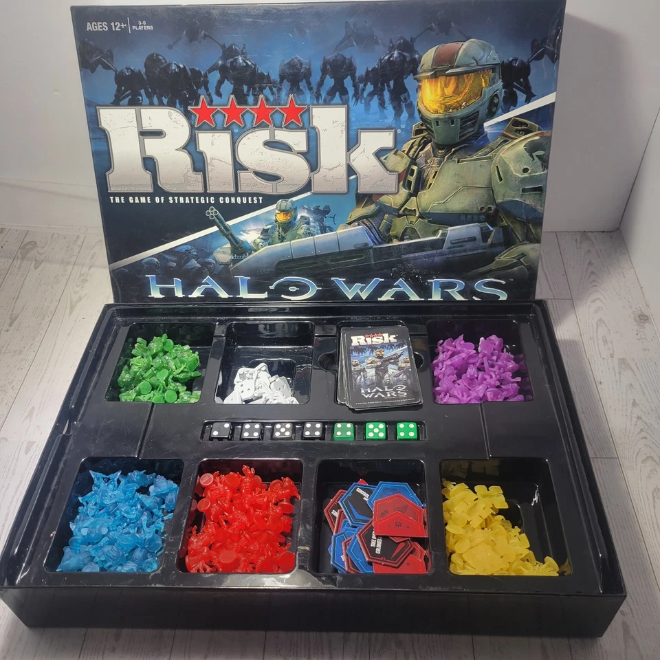 Risk Halo Wars Collector's Edition Board Game 2009 Hasbro  - Image 2 of 4