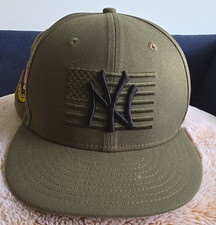 New Era 59FIFTY New York Yankees MLB Green Fitted Cap Hat Size 7 7/8