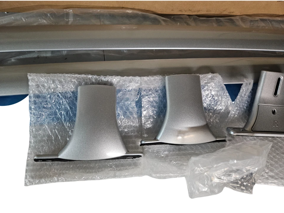 Nuevo portaequipajes cromado barras transversales de techo Nissan Armada 2017-2024 2 piezas Foto 4 de 4