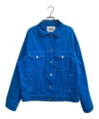 MSGM                    Back M Logo Jacket blue 2441MDH51L
