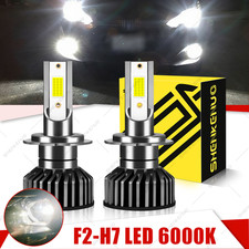 FOR BMW F30 F31 3-Series 2x H7 Xenon 6000K White Canbus LED Headlight Bulb Kit