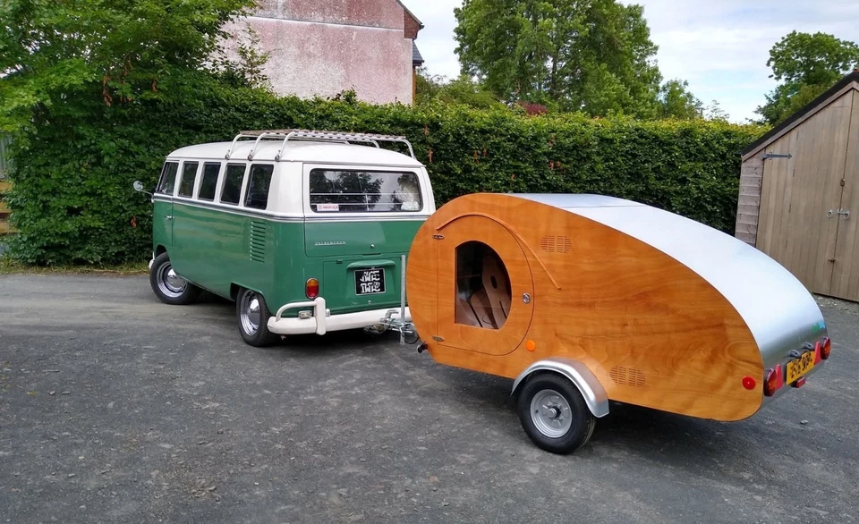 teardrop trailer phieldbug camping pod genuine factory built - Image 4 of 4