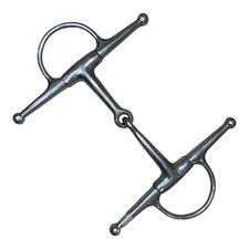 Full Cheek Snaffle in Stainless Steel - 4 3/4"