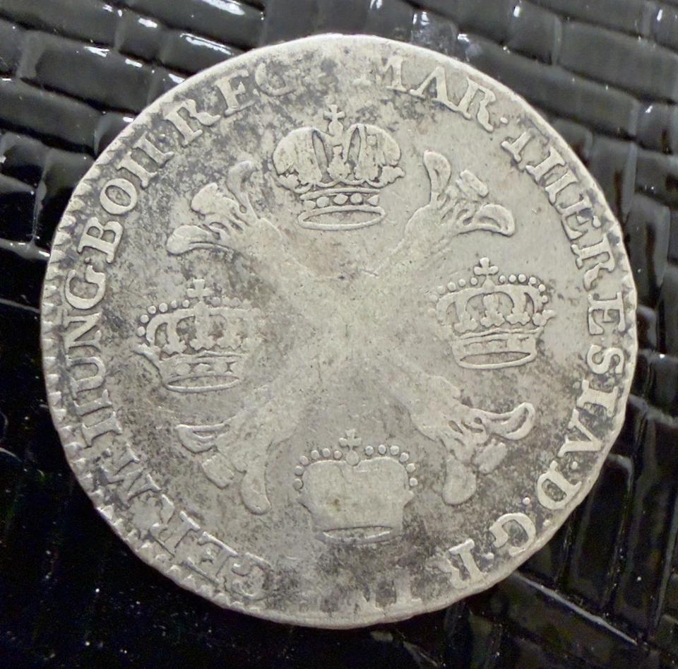 Países Bajos austríacos - 1 Couronne/Kronenthaler 1766 - Bruselas, María Teresa  Foto 3 de 4