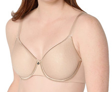 Breezies Featherlite Breathe Underwire T-Shirt Bra 34C Sunbeige A679216 Foam Cup
