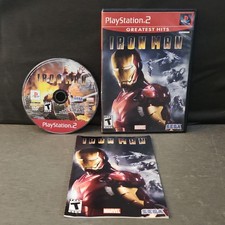 Iron Man PlayStation 2 PS2 Greatest Hits Game T SEGA NTSC-U/C Action Shooter