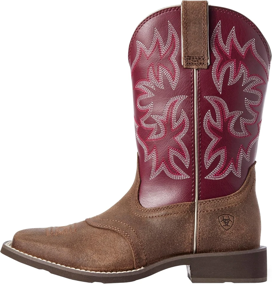Bota Ariat Delilah Java/Borgoña para mujer (11B) Foto 2 de 4