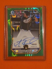 Andrew Fischer 2026 Bowman 1st Auto True Green Refractor /99 Brewers #CPA-AF