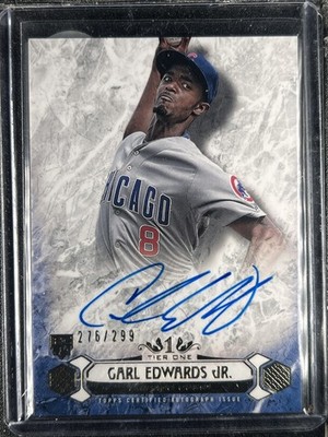 Edwards, Carl - 2016 Topps Tier One - Autograph - 276/299 - INV