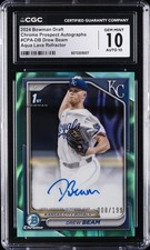 2024 BOWMAN DRAFT #CPA-DB DREW BEAM CGC 10 GEM MINT