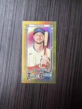 KYLE TUCKER 2025 TOPPS ALLEN & GINTER MINI GOLD REFRACTOR #23 50/50 CUBS DODGERS