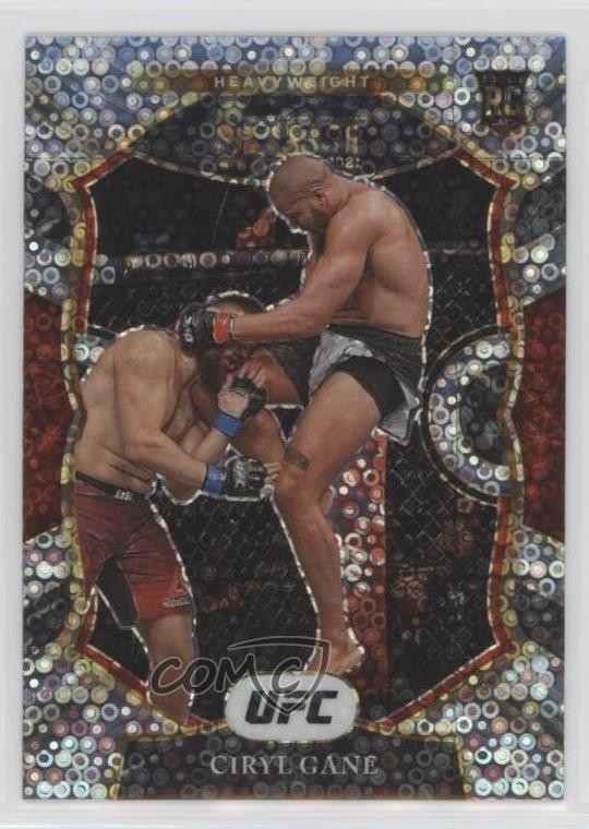 2021 Panini Select UFC Concourse Disco Prizm Ciryl Gane #98 09wc