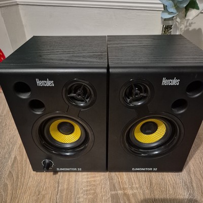 Hercules DJMonitor 32 Studio DJ Monitor Lautsprecherpaar / getestet funktioniert