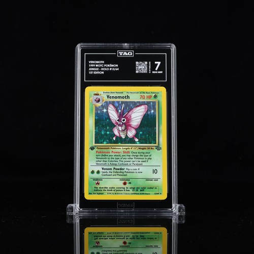 Venomoth (1st Edition) graded TAG 7 for sale on eBay