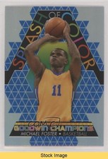 2022 Upper Deck Goodwin Champions Rainbow Blue Michael Foster Jr #SCP14 READ w1s