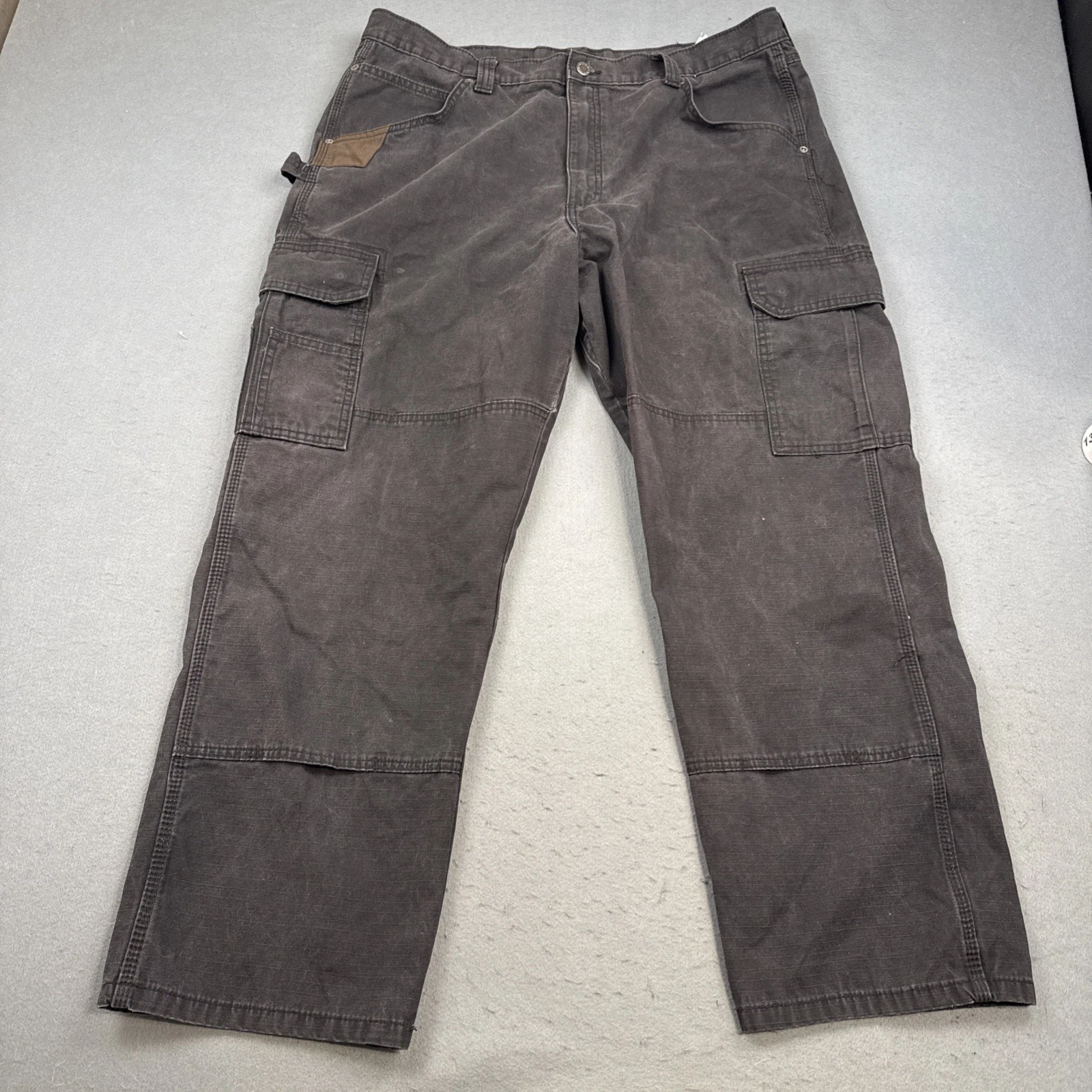 Wrangler Riggs Workwear Men's 38/30 Ripstop Ranger Cargo Pants BLACK