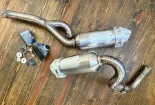 RJWC Dual Slip On Exhaust For Can Am Renegade/Outlander 570/850/1000