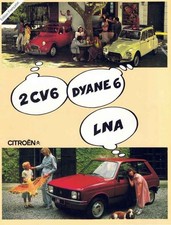 brochure Citroën 2CV Dyane LNA 1980 Belgique en français (avec BD Fournier)