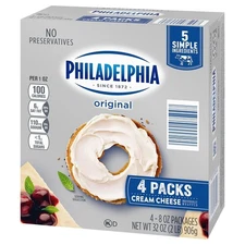 Philadelphia Original Cream Cheese Blocks, 8 oz., 4 pk.