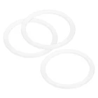 3 Pack Gasket Seal Coffee Maker White Silicone Ring 70x85x3.3mm for 9/12-Cup