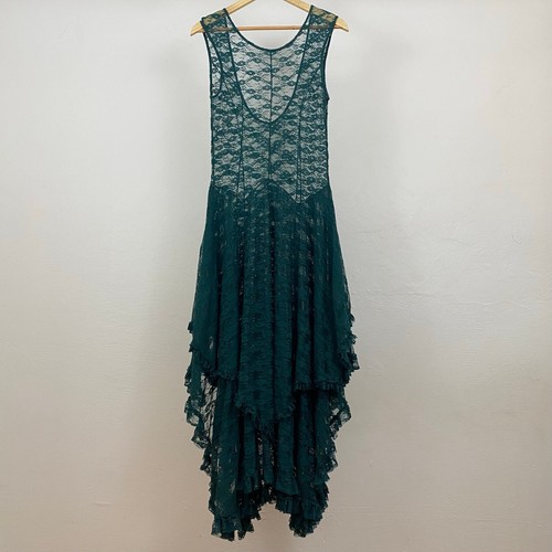 Intimately Free People French Courtship Slip - Evergreen - Large?