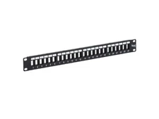 PATCH PANEL, BLANK, HD, 24-PORT, 1 RMS By ICC